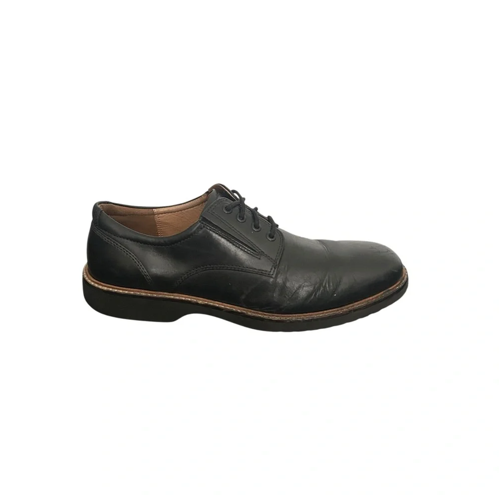ECCO Men’s Leather Oxford 533254 Black Comfort Shoes Size 11